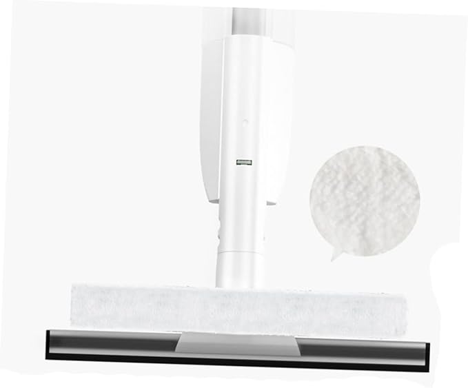 High-Rise Window Cleaner Tool Long Handle Double-Sided Wipe Spray Brush Exterior Window Scrub Microfiber Cloth