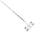 Household Dust Mop with Detachable Head Convenient Flat Cleaning Mop for Easy Compatible with Face Towels for Hardwood and Tile Surfaces