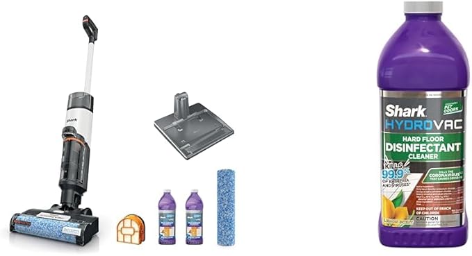 Shark AW261 HydroVac MessMaster 3-in-1 Self-Cleaning System HydroVac 67oz Household Disinfectant Cleaner