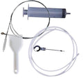 5Pcs Refrigerator Drainage Set with Cleaning Brush Anti Clog Stick and Suction Syringe Hose for Hygienic Fridge Maintenance.
