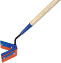 Kraft Tool GG816 Push Style Permanent Head V-Shaped Red Silicone Crack Squeegee w/54 Wood Handle