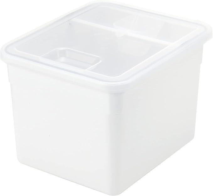 Richell Totono Rice Bin N for Drawers 22.0 lbs (10 kg) White