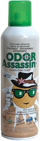 125713 Vanilla Scent Odor Control Spray 6 Oz (Pack Of 3)