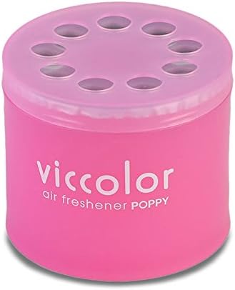 4x Round Can Style 2.5 Diameter 2.128 Height White Musk Scent VicColor Air Freshener Odor Smell Eliminator Deodorize For Interior Indoor Car Vehicle Bathroom Restroom Home Office Universal