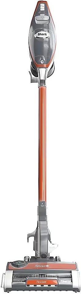SHARK HN175 Rocket Pro Corded Stick Vacuum with Odor Neutralizer Technology Removable Hand Vacuum Advanced Swivel Steering XL Cup LED Headlights Perfect for Pets Orange (Renewed)