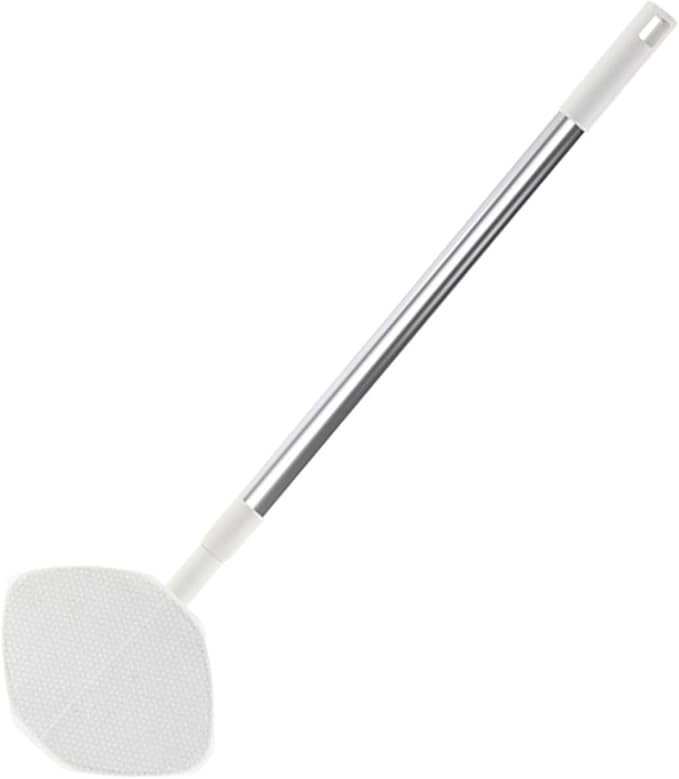 Veemoon Retractable Dust Mop with Long Handle No-wash Triangular Microfiber Mop Head Household Floor Cleaning Tool for Easy Dust Removal and Convenient Use