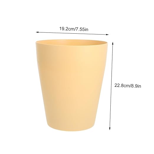 3pcs Small Lidless Trash Bin Household Wastebasket for Office Bedroom and Home Use Open Top Design for Easy Disposal and Space Saving