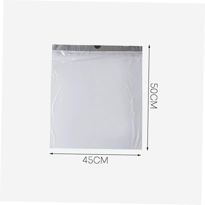 ERINGOGO Disposable Drawstring Garbage Bags 90pcs Portable Trash Bags with Handles for Kitchen and Outdoor Use Random Color Drawstring Closure