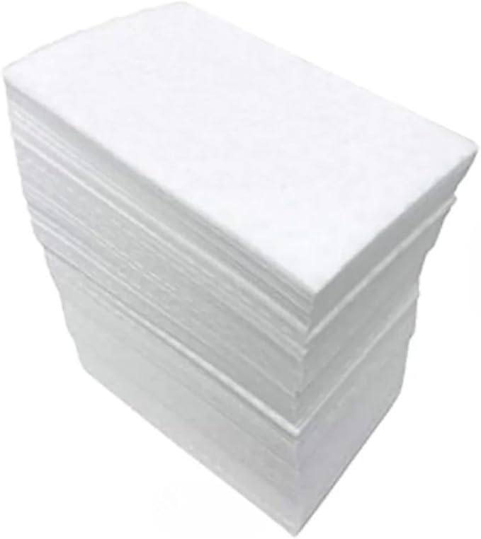 100 Pack Extra Large - Extra Thick - Super Durable Magic Sponge Eraser Sheets 7.25 x 4.5 x 0.12 | All Purpose Household Cleaner Pads for Kitchen Bathroom Floors Walls Sink Toilet