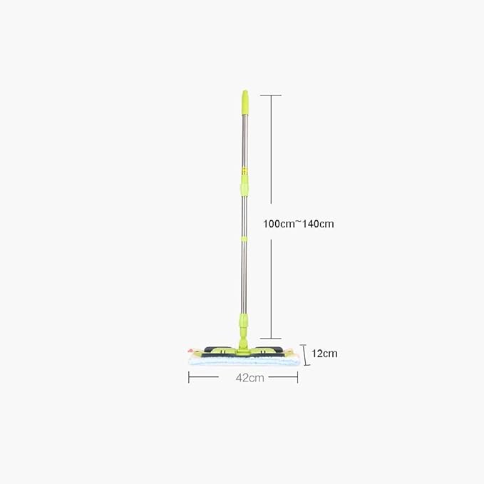 Mop Aluminum Alloy Flat Dragged Wood Floor mop Stainless Steel Rod Clip Towel Tow mop