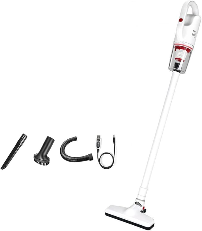 Lightweight Stick Vacuum Cleaner Cordless Rechargeable 12000pa Powerful Suction Cordless Upright Vacuum Cleaners Rechargeable with HEPA Filter Stick Vacuum for Pet Hair Carpet and Hardwood Floors