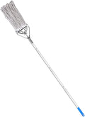 Cotton Mop for Hardwood Tile Cleaning Durable Wet Dry Use Heavy Duty Non Slip Handle High Absorbency for Efficient Floor Maintenance for Hardwood Laminate and More