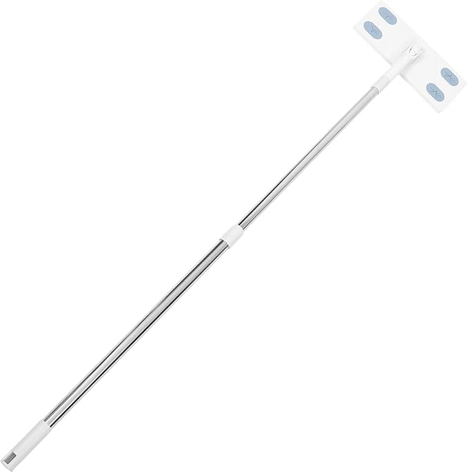VILLCASE Detachable Handle Dust Mop for Floor Cleaning Electrostatic Dry Mop with Extendable Pole No-wash Household Dust Removal Tool for Hardwood and Tile Floors