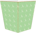 Marye-Kelley WB858-Green Dragonfly Wastepaper Basket