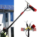 Glass Cleaning Brush Home Water Fed Telescopic Pole Kit Solar Panel Brush Rotating for Photovoltaic Panel3.6-10.8M Water-Fed Telescopic BrushWindow Cleaning RodExtendable CleanerConservator