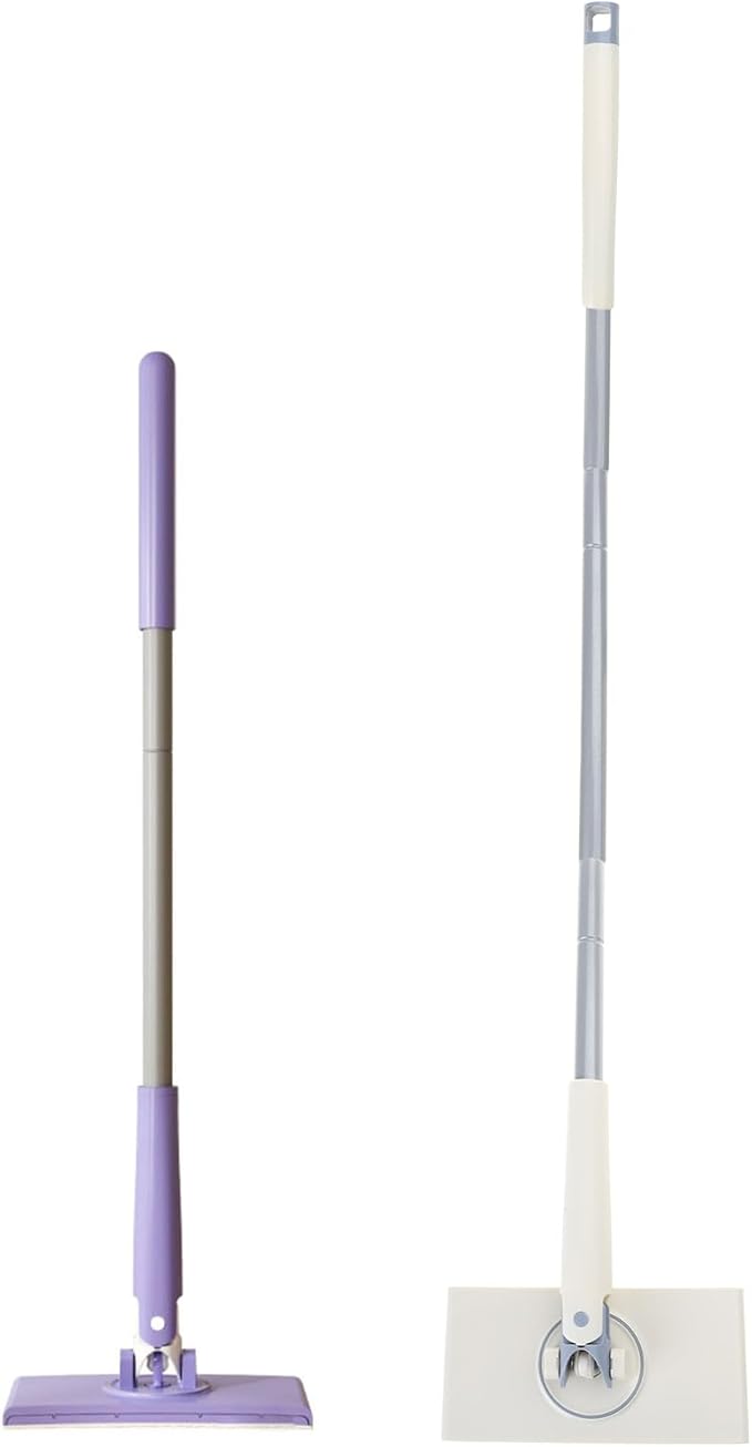 Multifunctional Mop Flat Mop with 360°Rotating Head HandsFree Cloth Changing for Household Automatic Cloth Changing
