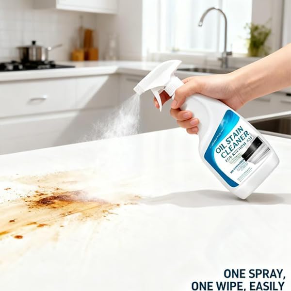 Heavy Oil Stain Cleaner SprayGrease Cleaner Heavy Duty For KitchenLiquido Para Limpiar EstufasPortable Grease Remover Kitchen All-Purpose For Surfaces DegreaserPotsAir FryerCabinetsGrill (2pcs)