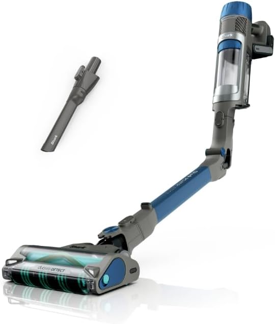 Shark IP1250 PowerDetect Cordless Stick Vacuum Cleaner - DuoClean Detect Nozzle &amp MultiFLEX Wand Blue (Renewed)