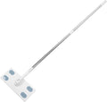 Detachable Handle Dust Mop with Electrostatic Microfiber Pad Extendable Two-Section Cleaning Mop for Household Floor Dust Removal and Convenient Dry Cleaning