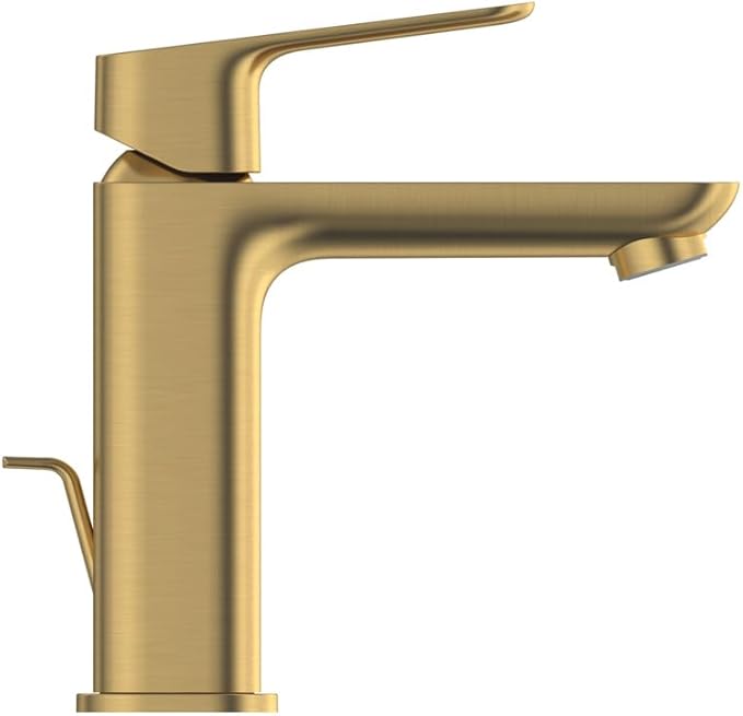 Grohe 101920GN00 Cubeo Single Hole Single Handle M-Size Bathroom Faucet 1.2 GPM Brushed Gold