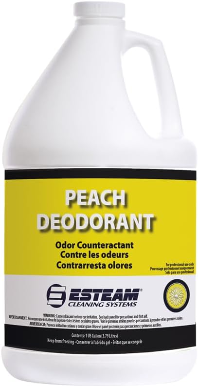 Esteam Peach Deodorant Carpet and Fabric Deodorizer Odor Counteractant 1 Gallon
