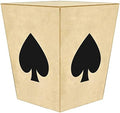 Marye-Kelley WB1866 - Spades Wastepaper Basket