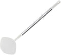 UPKOCH Retractable Dust Mop with Rotatable Triangle Head Handheld Household Cleaning Mop for Floor and Desktop White Extendable Handle Static Dust Removal for Home Use