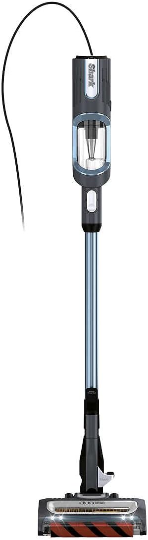 Shark UV580 Corded Stick Vacuum Performance Ultralight DuoClean with Self-Cleaning Brushroll Removable Handheld Blue (Renewed)