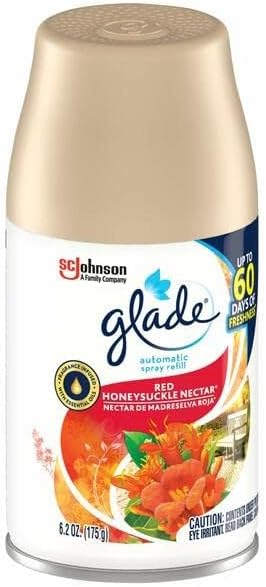 Glade Red Honeysuckle Nectar Automatic Spray Refill 6.2oz 4pk
