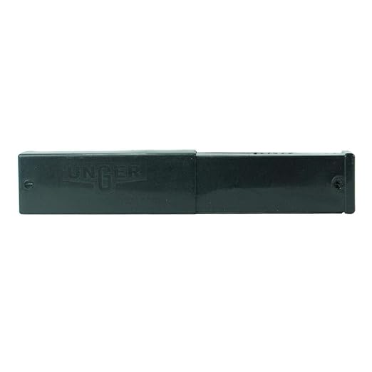 Unger Commercial ErgoTec® Ninja 6 Premium Stainless Steel Scraper Blades – Dual-Sided Replacement Blades for Efficient Glass and Surface Cleaning ENB15