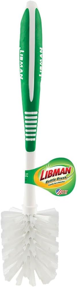 Bottle Brush - 3 Pk Bottle Cleaner - Cleaning Brush with Long Handle for Cleaning Glasses Shaker Bottles Cups Dishes Mugs - Non-Slip Grip