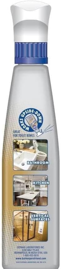 Bar-Keeper’s-Friend More Spray and Foam Cleaner 25.4oz Hard Water Stain Remover + 2x Microfiber Towel - Cleans Dirt from Hard Surfaces