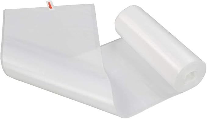 13 Gallon Kitchen Trash Bags White Trash Bin Bags 150 Counts/6 Rolls