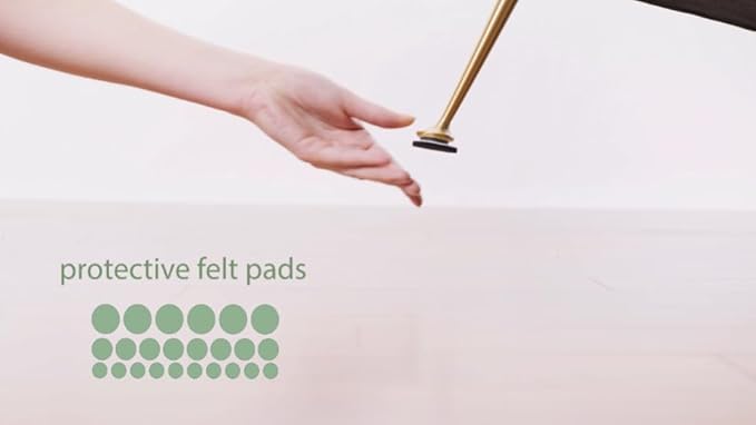 Fern 48 Floor Care Mop Kit – Microfiber Scrub Pad Chenille Sweeping Pad &amp 42 Felt Pads