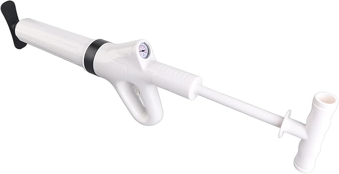 Toilet Plunger Heavy Duty Drain Clog Blaster High Pressure Air Drain Blaster Cleaner High Efficient Powerful Pneumatic Dredge Equipment for Unclogging of Pipes Closers Pipes Sewers