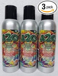 Smoke Odor Exterminator 198 gm/ 7 oz Large Spray 420 Set of Three Cans.
