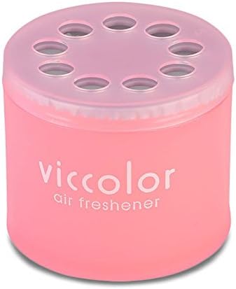 4x Round Can Style 2.5 Diameter 2.128 Height Angel Snow Scent VicColor Air Freshener Odor Smell Eliminator Deodorize For Interior Indoor Car Vehicle Bathroom Restroom Home Office Universal