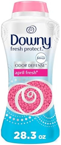 Downy Fresh Protect Laundry Scent Booster Beads for Washer with Febreze Odor Defense April Fresh 28.3 oz Use with Fabric Softener