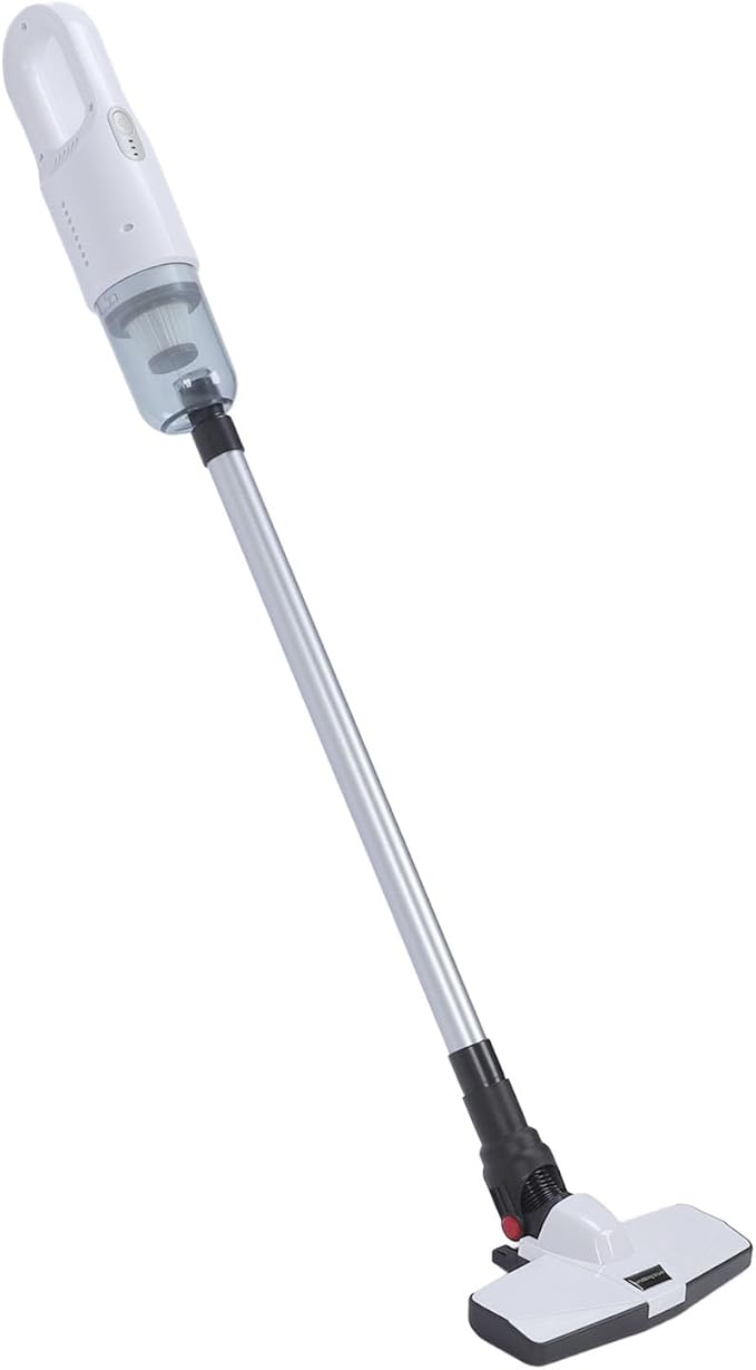 Cordless Stick Vacuum Cleaner Powerful Suction Efficient Cleaning Portable Design for Any (White)