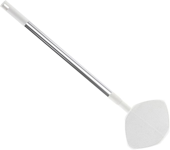 NOLITOY Retractable Handle Dust Mop with Microfiber Cloth Rotatable Long Handle Cleaning Mop for Hardwood Floors No-wash for Household Use