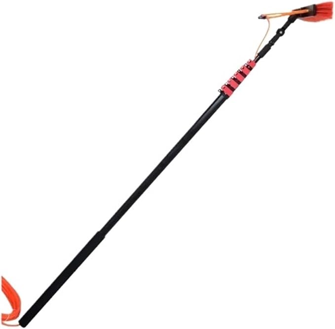Solar Panel Cleaning Brush 2pcs Telescopic Water Brush S High-altitude Cleaning High-strength Soft RodWater Fed Pole