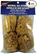 Dynamic Brand Natural Sea Sponge 4 Pack 00034