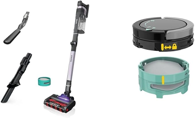 Shark IZ862H Stratos Cordless Vacuum with Clean Sense IQ and Odor Neutralizer DuoClean PowerFins HairPro 1541FC3000 Odor Neutralizer Technology Vacuum 2-Pack Replacement Cartridges