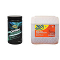 Zep Drain Defense Enzymatic Drain Cleaner Powder+ Zep Heavy-Duty Citrus Degreaser - ZDC16 18 oz &amp ZUCIT3G 3.5 Gallon - Safe for Pipes and Septic Systems &amp Removes Grease Oil and Grime