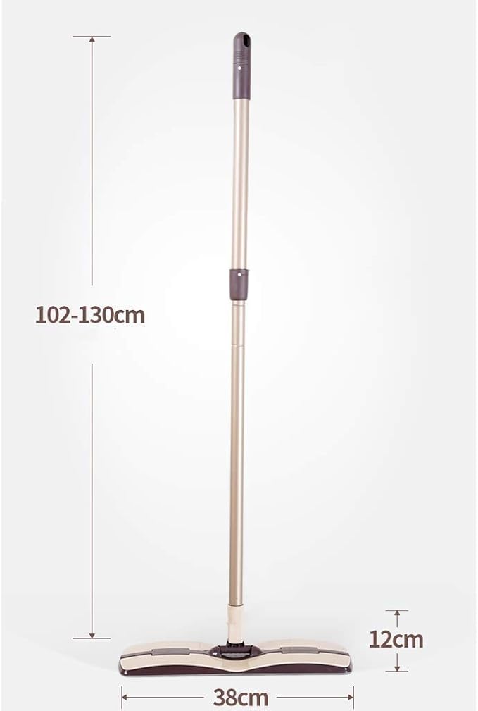Mop Absorbent Quick-Drying Clamping Flat Scraping Sweeping Two-in- dust-Removing Rectangular Cloth