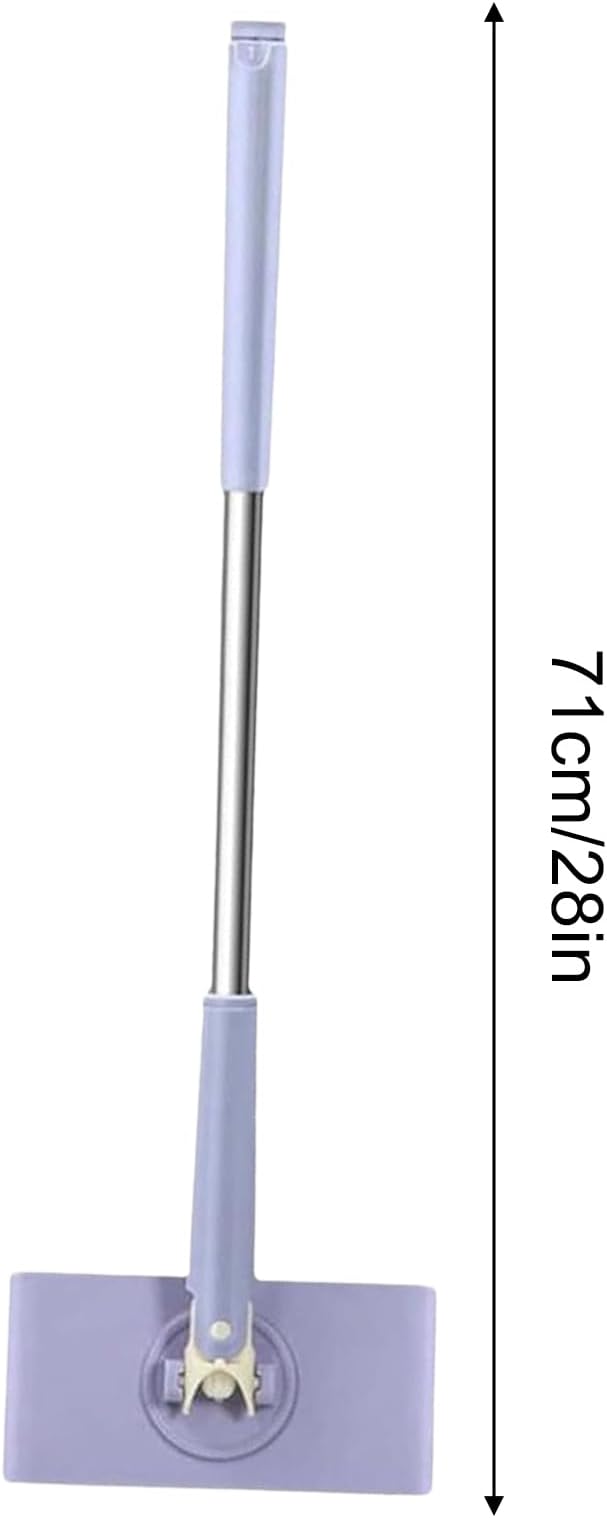 Genérico Portable Mini Mop – Handless Cleaning and Foldable – Mini Desk Mop with 360 Degree Rotation for Desk Tableware Kitchen Bathroom Car Living Room Floor and Home