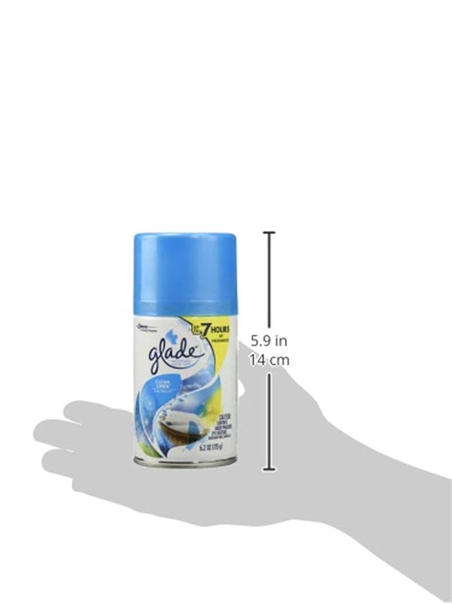 Glade Automotic Spray Refill 6.2 OZ (Pack - 6 Clean Linen)