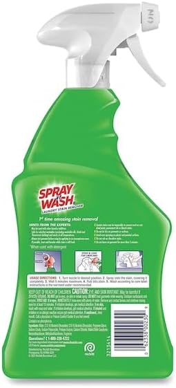 Spray'n Wash 00230 Stain Remover 22 oz Spray Bottle 12/Carton
