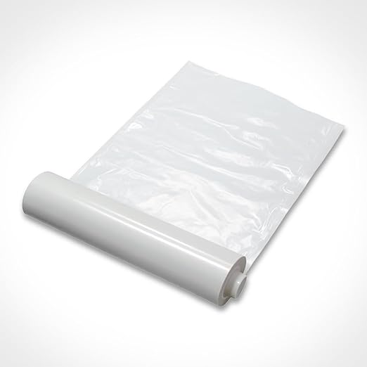 Aluf Plastics Lay Flat Poly Tubing - Food-Grade Polyethylene 16” x 500’ 2 Mil Thickness EQ 4 Rolls Made in the USA. Lay-Flat Ducting Fits: Hockey Stick Skis Rugs Pipes
