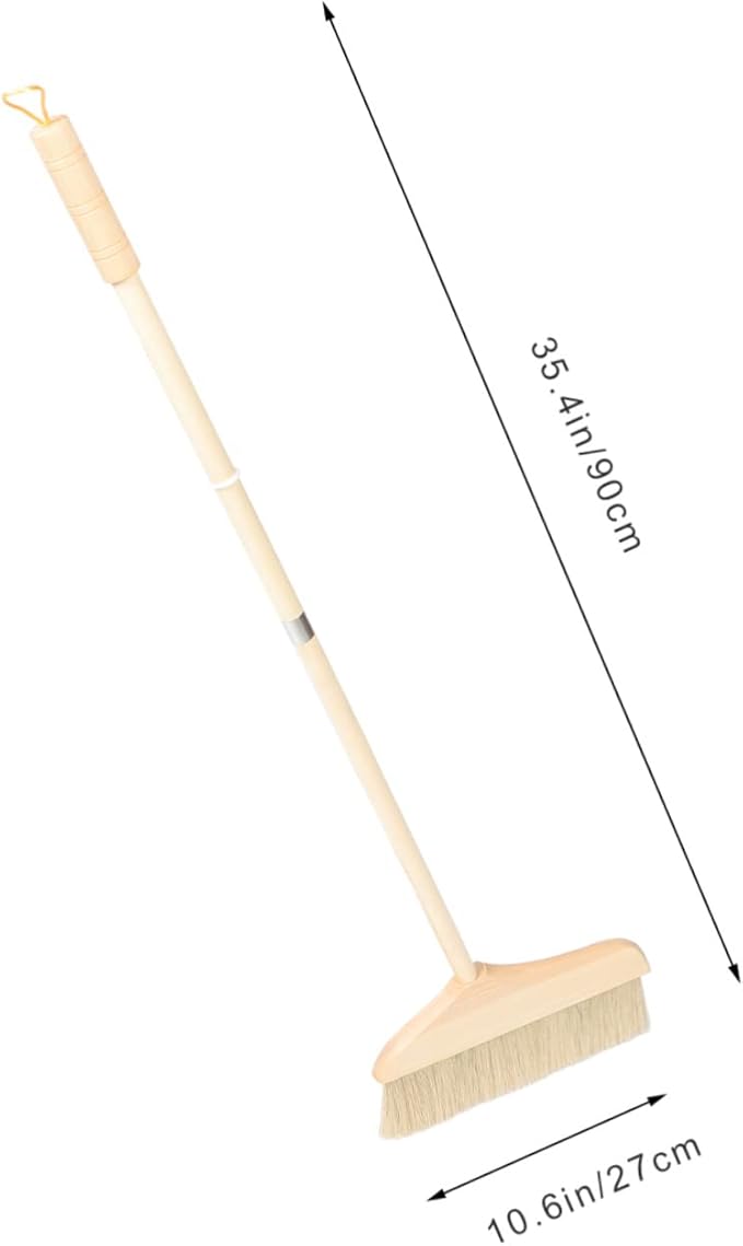 Portable Kitchen Broom Soft Brush Extendable Sweeper for Household Dusting